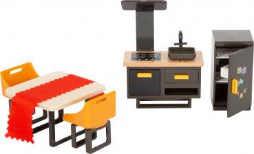 Preview: Puppenhausmöbel-Set Modern